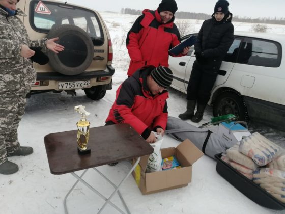 Районные соревнования по рыболовному спорту.